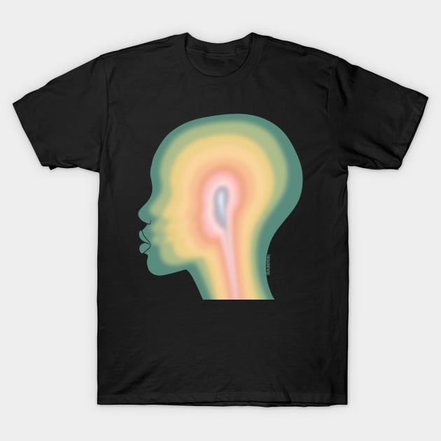 Headspace Aura Green T-Shirt by TheBadNewsB